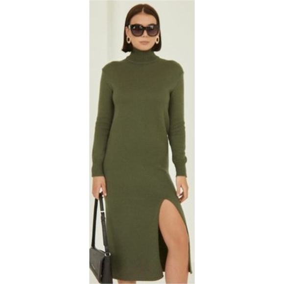 Line and Dot  Neck Sweater dress Size M - Picture 11 of 12